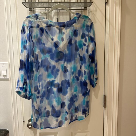 Tommy Bahama Silk Blouse - Picture 2 of 3